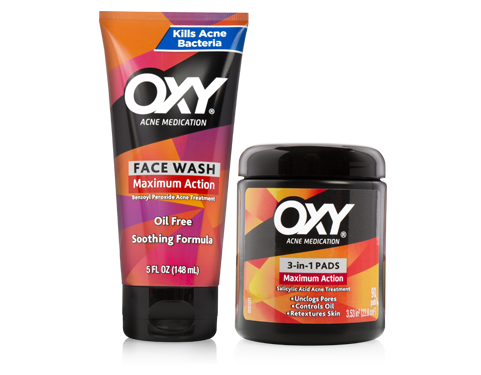 oxy maximum action face wash